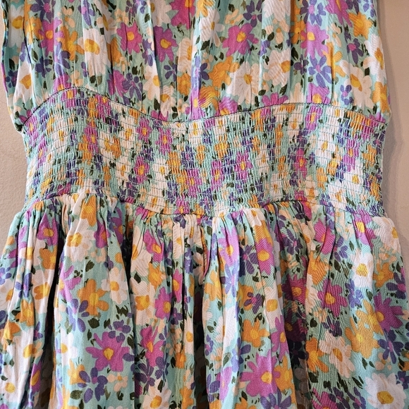 NWT Patrons Of Peace Daisy Sundress Floral Print Mini Feminine Sun Dress Size XS - Picture 8 of 15